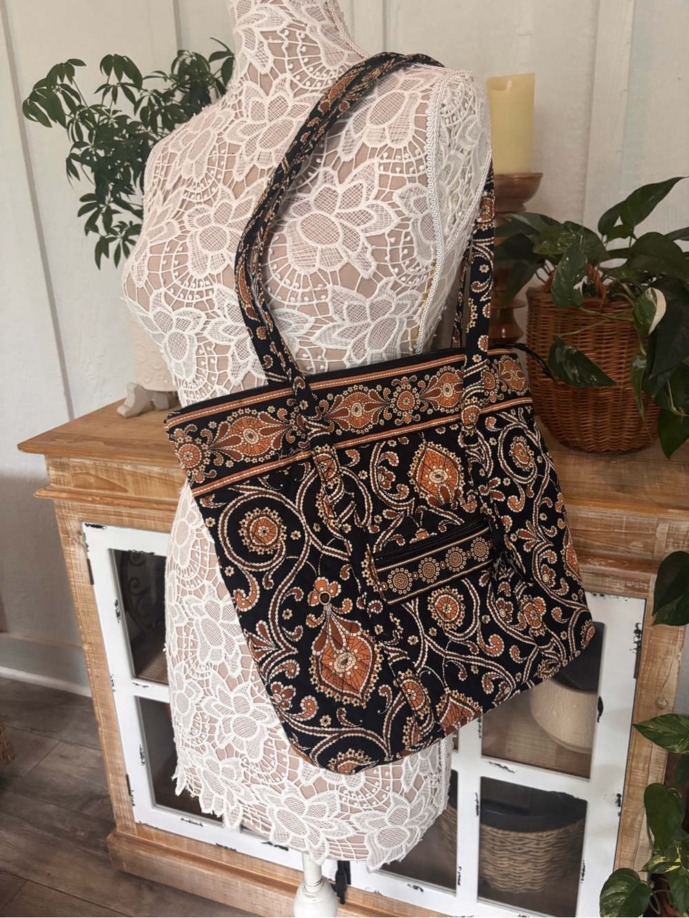 Vera Bradley Tote Bag in Fall Print